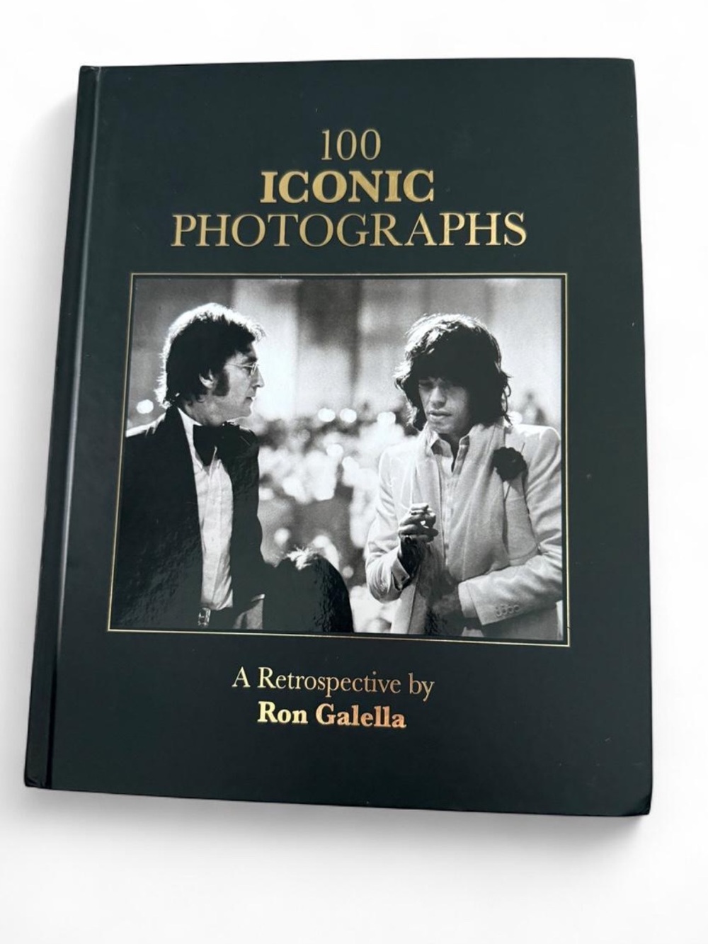 100 Iconic Photographs Hardcover Book - Black